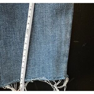STET Pilcro and the Letterpress Women Size‎ 27 Cropped Jeans Raw Hem Distressed